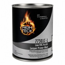 High Teck 77301c-1 Low Voc High Solids Acrylic Lacquer Primer Black 1 Gallon