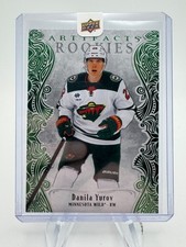 2025-26 Artifacts Hockey DANILA YUROV Emerald's Glow Green Rookie /99 #214