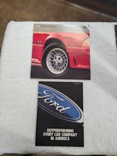 1989 Mustang Gt Fox Body Factory Original Owners Manual Complete Set Brochure. 1989 Mustang Gt Fox Body Factory Original Owners Manual Complete Set Brochure.