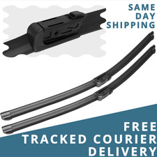 For Bentley Continental Gt 18-26 Front Wipers 24" 21" Flat Aero Wiper Blades Set