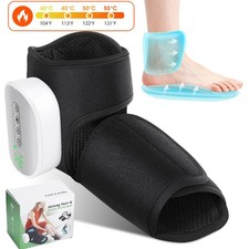 Air Compression Foot Ankle Massager with Heat for Plantar Fasciitis Pain Relief