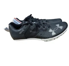 UA Kick Sprint 4 Track/Field Running Shoes M Size 11, W 12.5 Metal Spikes W/Tool