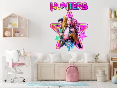 K-Pop Dämonenjäger Huntrix Wandsticker - Bild 1 von 4