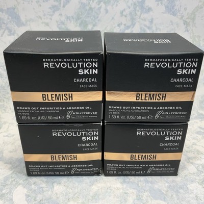Revolution Skin Blemish Charcoal Face Mask 1.69oz ( Lot of 4 ) New