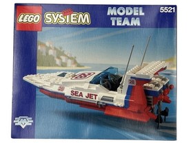 Vintage LEGO Model Team Sea Jet 5521 Brand New Open Box Contents Sealed