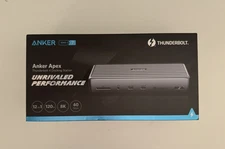 Anker 777 Thunderbolt 12-in-1 Docking Station (A8397) INCL. ALL ACCESSORIES+BOX