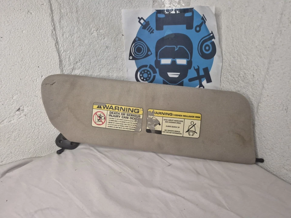 ⭐ 1997-2001 Jeep Cherokee XJ солнцезащитные козырьки пассажир и водитель пара серый с фары ⭐ - Изображение 2 из 4