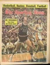 SPORTING NEWS Swen Nater San Antonio Spurs 1/25 1975
