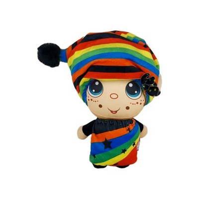 Trolls Plush Flip Doll Zee Rainbow Galore Play Cuddly 2 In 1 Flipzee Girls