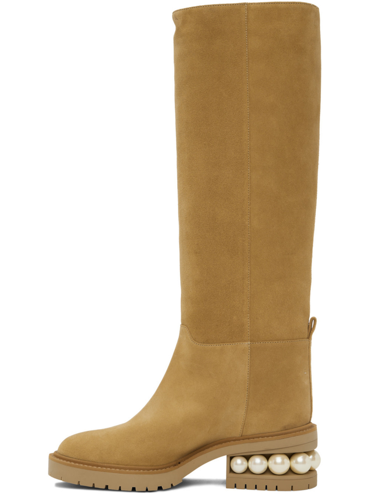 Женские бежевые ботинки для верховой езды Casati с застежкой на щиколотке NICHOLAS KIRKWOOD 365 69890₽