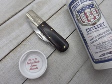 Great Eastern Cutlery GEC #86 Two Acorn Barlow - Red & Black Micarta 861121