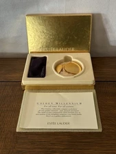 Estee Lauder  Golden Millennium Lucidity Translucent Pressed Powder Compact. New