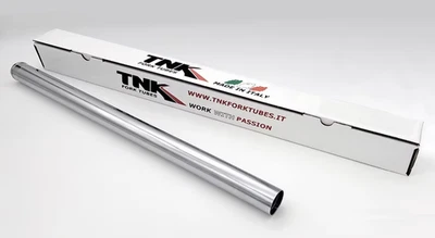 TNK Tube De Fourche Chromé 33X588 Avant Suzuki GT 250 1973-1977 - Photo 1/2