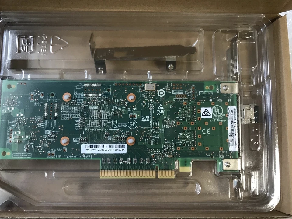 New QLE2690-SR 16GB QLOGIC/MARVELL FC SINGLE PORT PCIE 3.0 X1 SFP HBA - Image 4 of 4