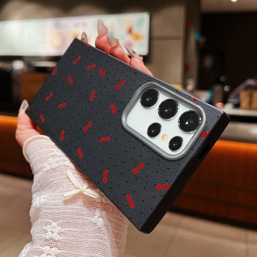 For Samsung S25 S24 FE S23 S22 A56 A36 A16 A15 A55 A25 Cartoon Cherry Case Cover - Picture 8 of 23