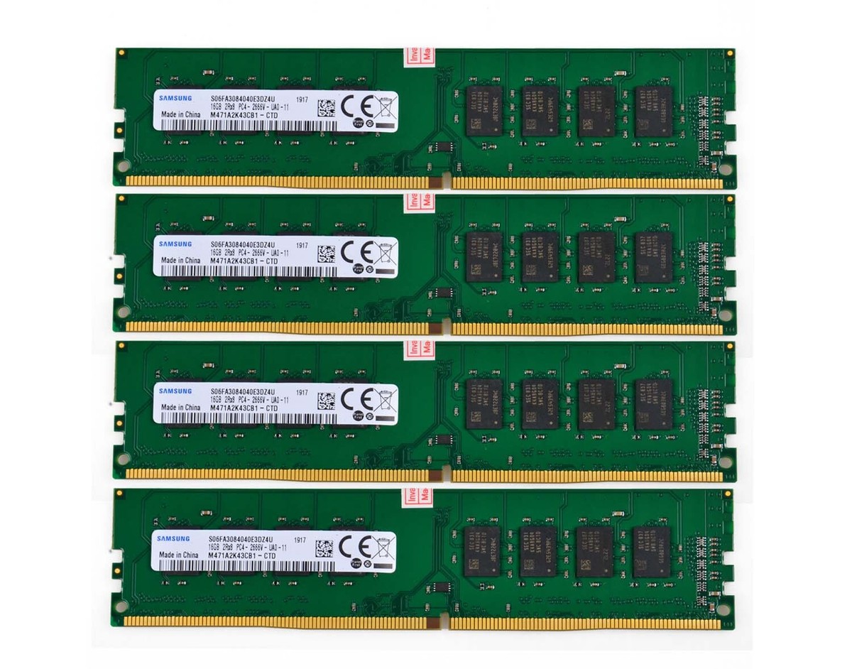SAMSUNG - Samsung DDR4-2666 16GBx4枚 64GB Samsung 64GB DDR4 2666MHz PC4-21300 ECC LRDIMM 4Rx4 Quad