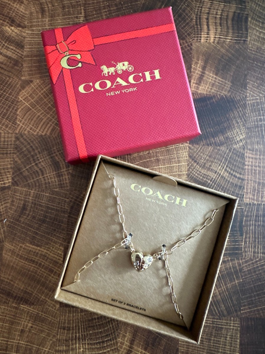 BN Coach Heart Friendship Bracelet Set | eBay