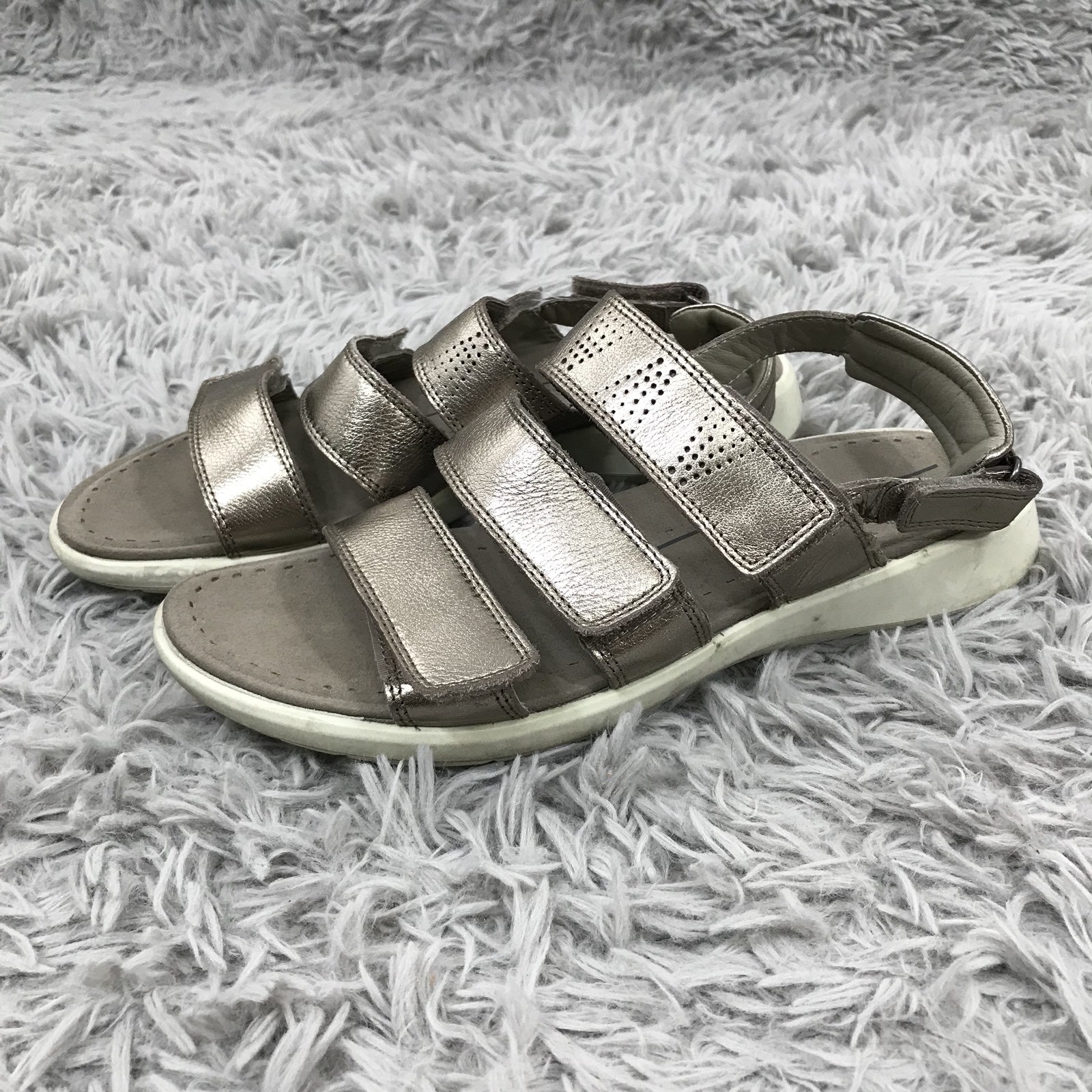 ecco flash metallic sandals