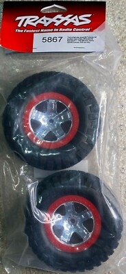 Traxxas Slash 4X4 B.F. Goodrich Mud Terrain T/A KM2 Tires w/ SCT Wheels 5867