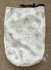 Blizzard OVERWATCH Fabric Bag - Approx 12" x 10" w/ Draw String feat. Tracer