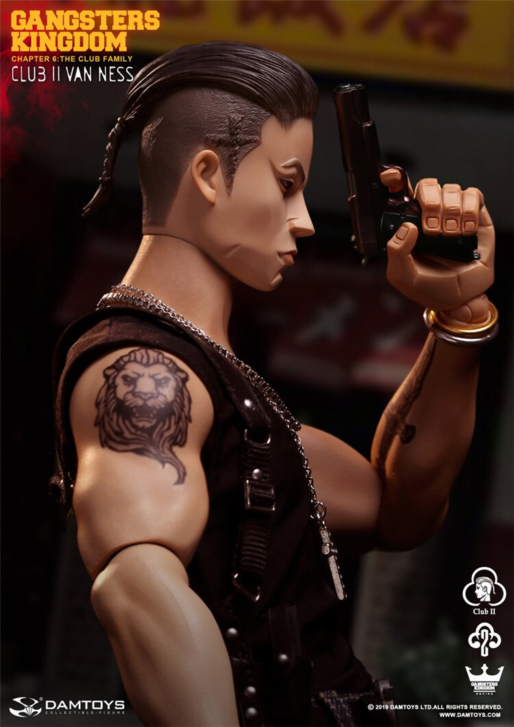 DAMTOYS 1/6 Gangsters Kingdom Club 2 Van Ness GK017 Action Figure