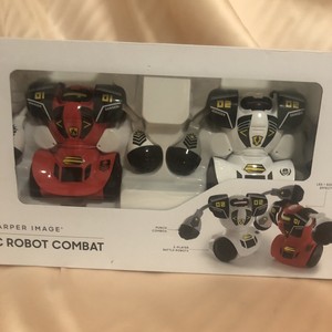 sharper image rc robot combat