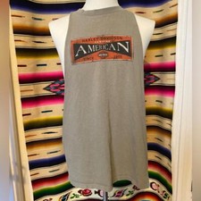 HARLEY DAVIDSON GREY MUSCLE TANK