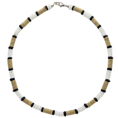 White Surfer Necklace Choker Pack 