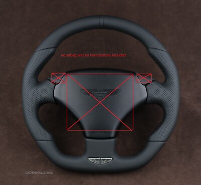 OEM Aston Martin Exclusive custom Steering Wheel flat bottom VANTAGE DB7 v12