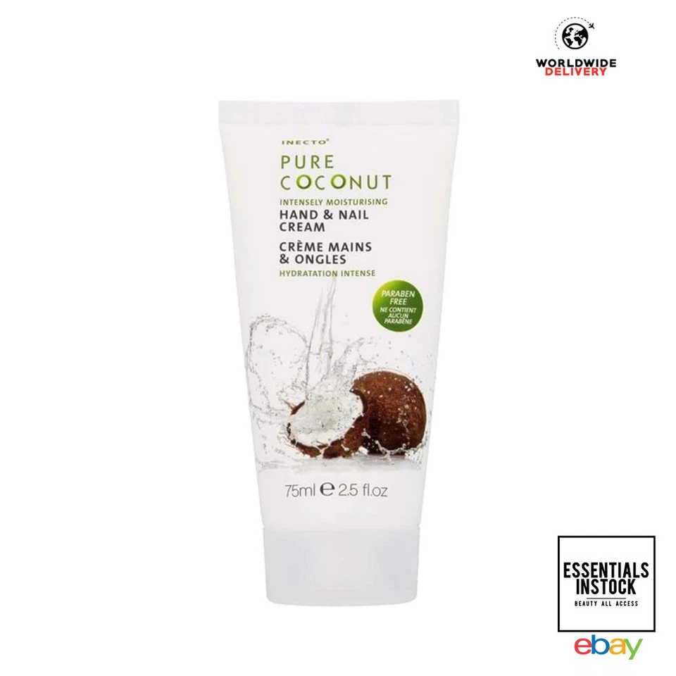 Inecto Pure Coconut Hand & Nail Cream Hydration Intense 75ml