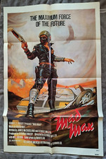 Mad Max Movie Poster MEL GIBSON Joanne Samuel GEORGE MILLER Steve Bisley US 1980