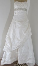 Angelina Faccenda Wedding Dress Style 1046 Size 10 with Matching Shawl & Veil