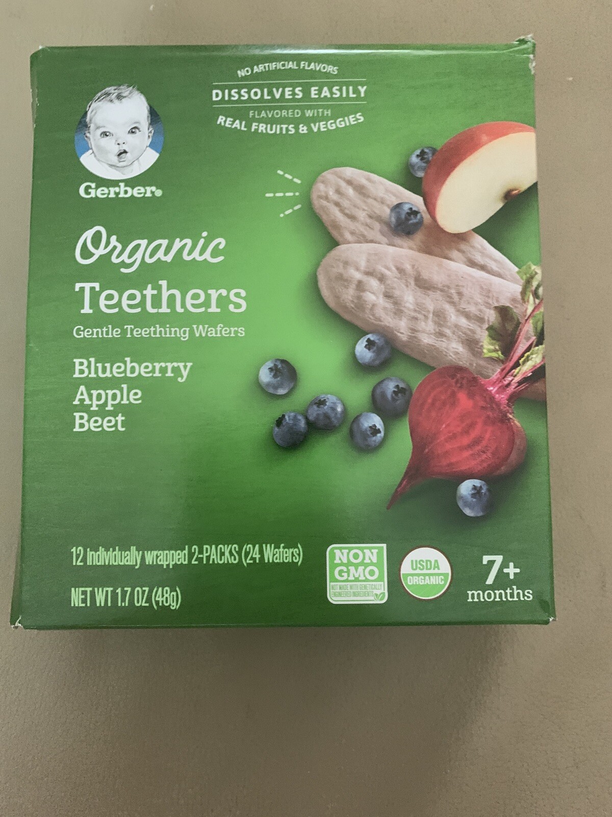 gentle teething wafers