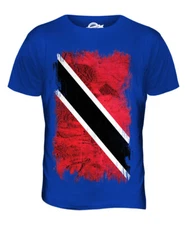 TRINIDAD AND TOBAGO GRUNGE FLAG MENS T-SHIRT TEE TOP TRINIDADIAN TOBAGONIAN GIFT