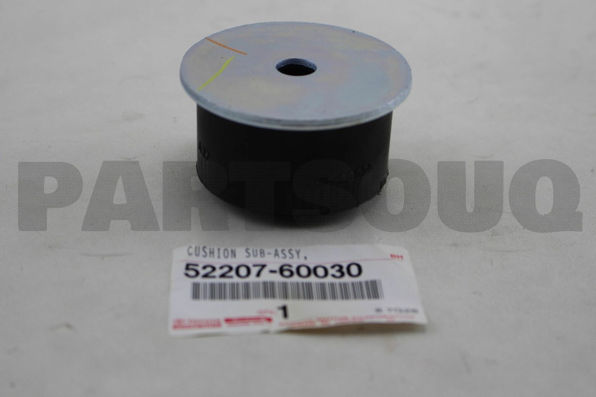 5220760030 Genuine Toyota CUSHION, BODY MOUNT, NO.3 UPPER