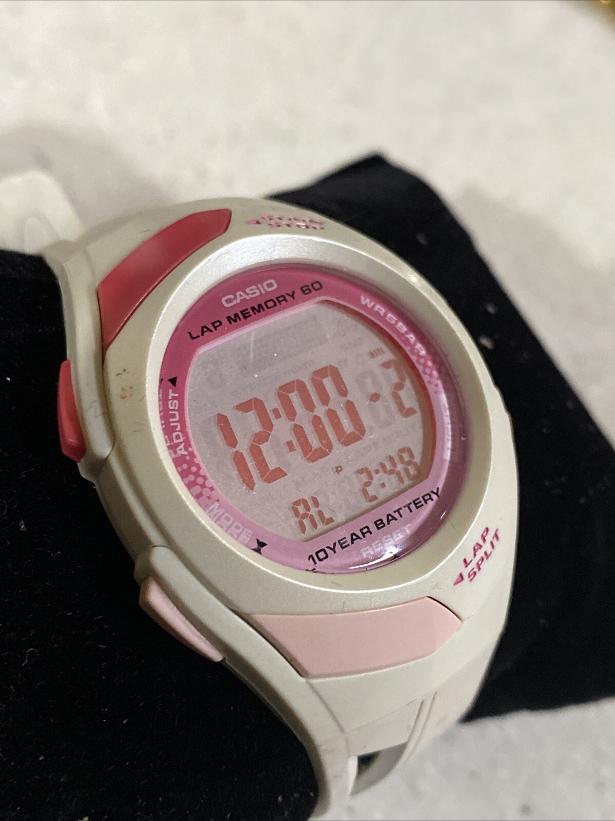 Casio Women's Quartz Pro Runner Lap Memory 60 35m… - image 2