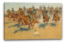 Toile/Cadres Frederic Remington - Sur les plaines du sud