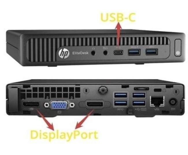 HP ELITEDESK 800 G2 Desktop Tiny Mini PC i5 16GB RAM 1TB SSD Win
