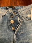3x1 NYC Medium Wash Distressed Button Fly Blue Jeans, Size 24 — photo 7