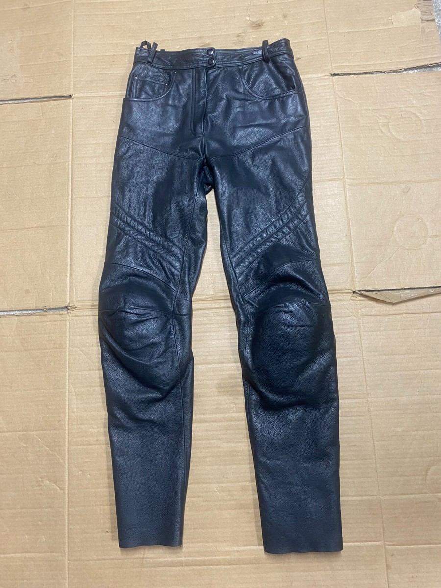 RICHA SIDNEY Ladies Leather Motorcycle Trousers UK 10 27
