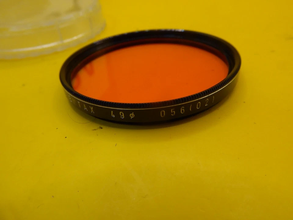Asahi PENTAX 49mm O2 056 Orange Filter genuine excellent condition quality glass - Image 4 of 4