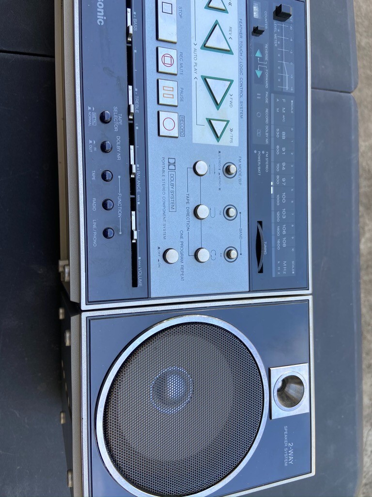 Panasonic National RX-C52 Boombox Portable Stereo Component System