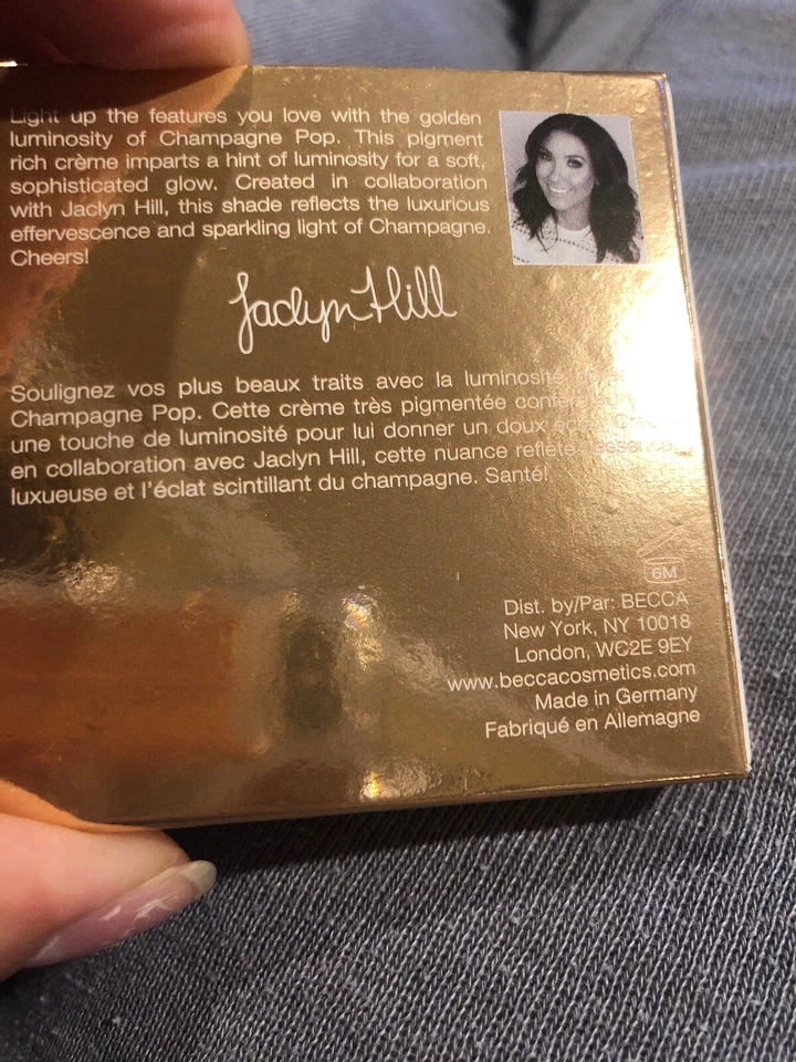 Crema iluminadora BECCA piel brillante vertida CHAMPAGNE POP dura fina Foto 4 de 4