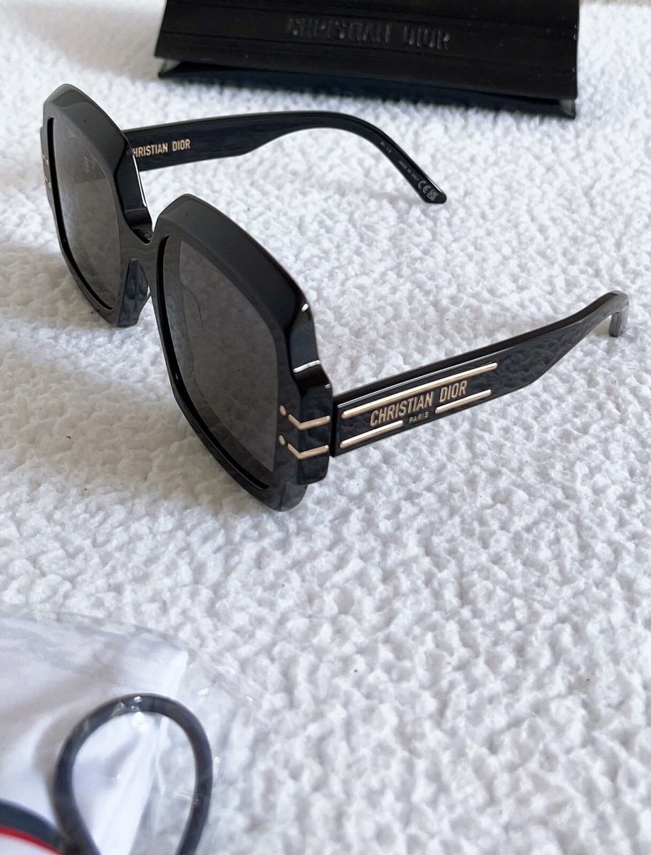 Christian Dior DiorSignature S1U 55mm Black Square Oversized