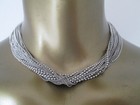 RARE LINKS OF LONDON MULTI STRAND NECKLACE GOLD PLATE LINK 16.5" ANNOUSHKA DUCAS