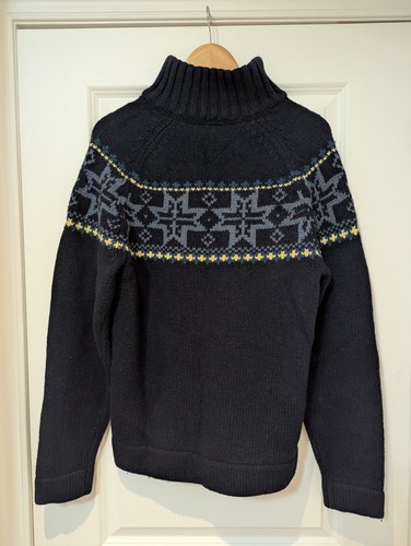 Tommy Hilfiger Mens Christmas Winter Zip Sweater Wool Blend, Size M - Picture 4 of 13