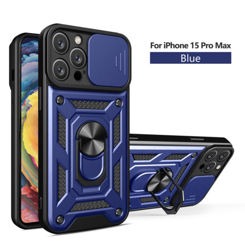 Shockproof Case For iPhone 15 14 Pro Max 13 12 Camera Lens Slide Cover Protector - Picture 12 of 18