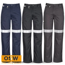 MENS BUILDER TRADIES MID-WEIGHT PRE-SHRUNK COTTON DRILL WORK PANTS