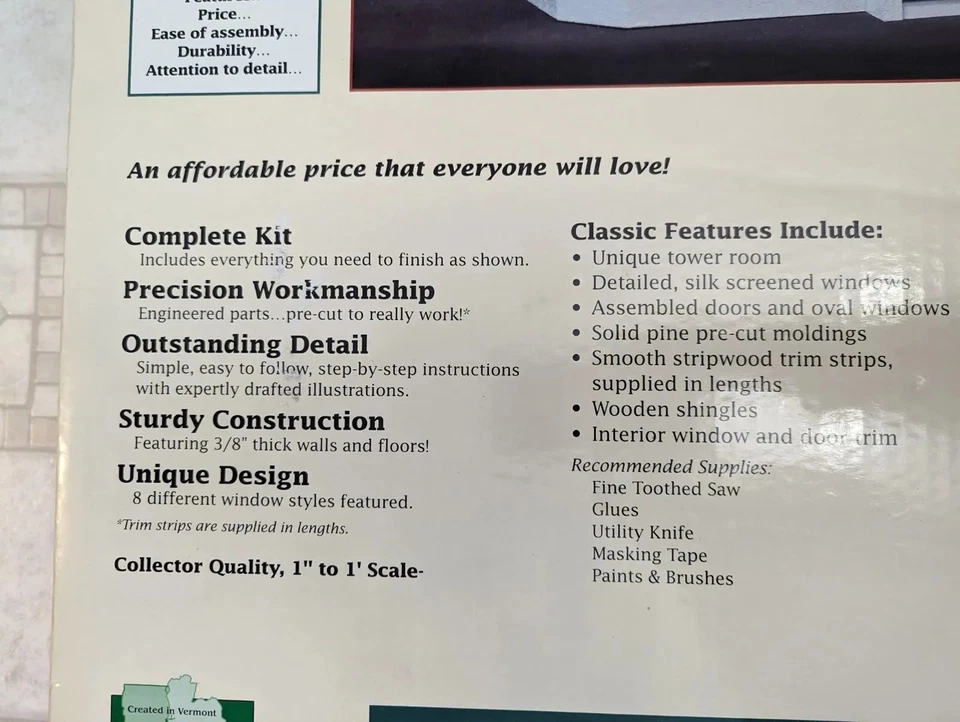 Kit de casa de muñecas Real Good Toys victoriano pintado dama modelo # JM4600 sin montar Foto 4 de 4