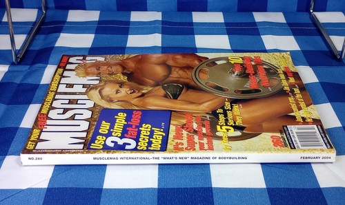 Musclemag Bodybuilding Muscle Magazine Chris Cook + Rodi February 2004 #260 Vtg - Foto 3 di 6